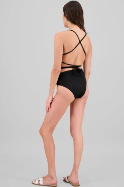 Shasa Lace Up Swimsuit