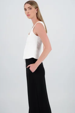 Shasa Lace Up Vest