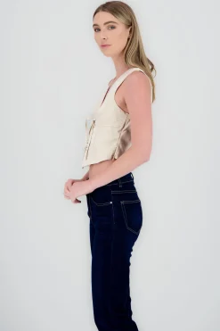Shasa Lace Up Vest