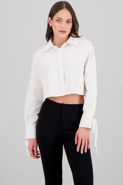 Shasa Lace-Up Detail Shirt