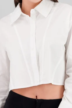 Shasa Lace-Up Detail Shirt