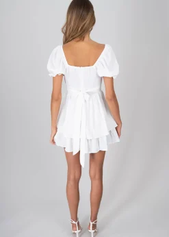 Shasa Layered ruffle mini dress