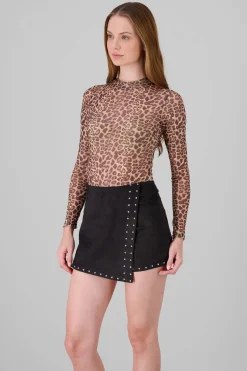 Shasa Leopard Print Bodysuit