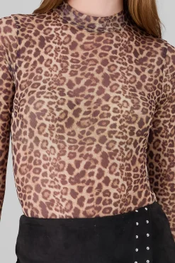 Shasa Leopard Print Bodysuit