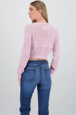 Shasa Lightweight Cardigan with Bow Detail