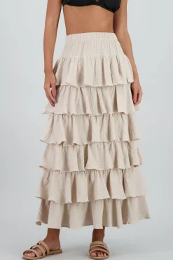 Shasa Lightweight Ruffle Skirt