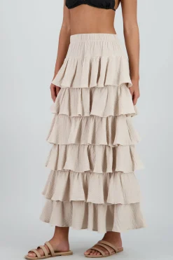 Shasa Lightweight Ruffle Skirt