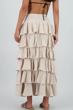 Shasa Lightweight Ruffle Skirt