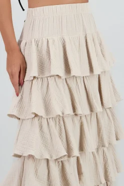 Shasa Lightweight Ruffle Skirt