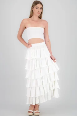 Shasa Lightweight Ruffle Skirt