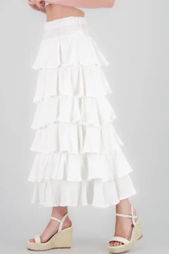 Shasa Lightweight Ruffle Skirt