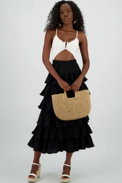 Shasa Lightweight Ruffle Skirt
