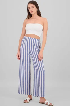Shasa Lightweight Striped Flowing Pants