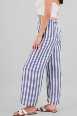 Shasa Lightweight Striped Flowing Pants