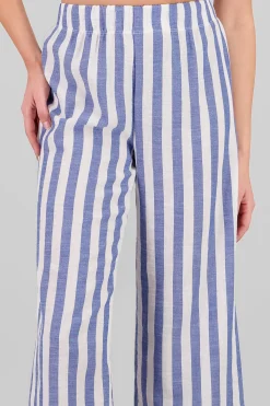 Shasa Lightweight Striped Flowing Pants