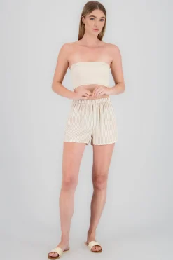 Shasa Lightweight Striped Shorts
