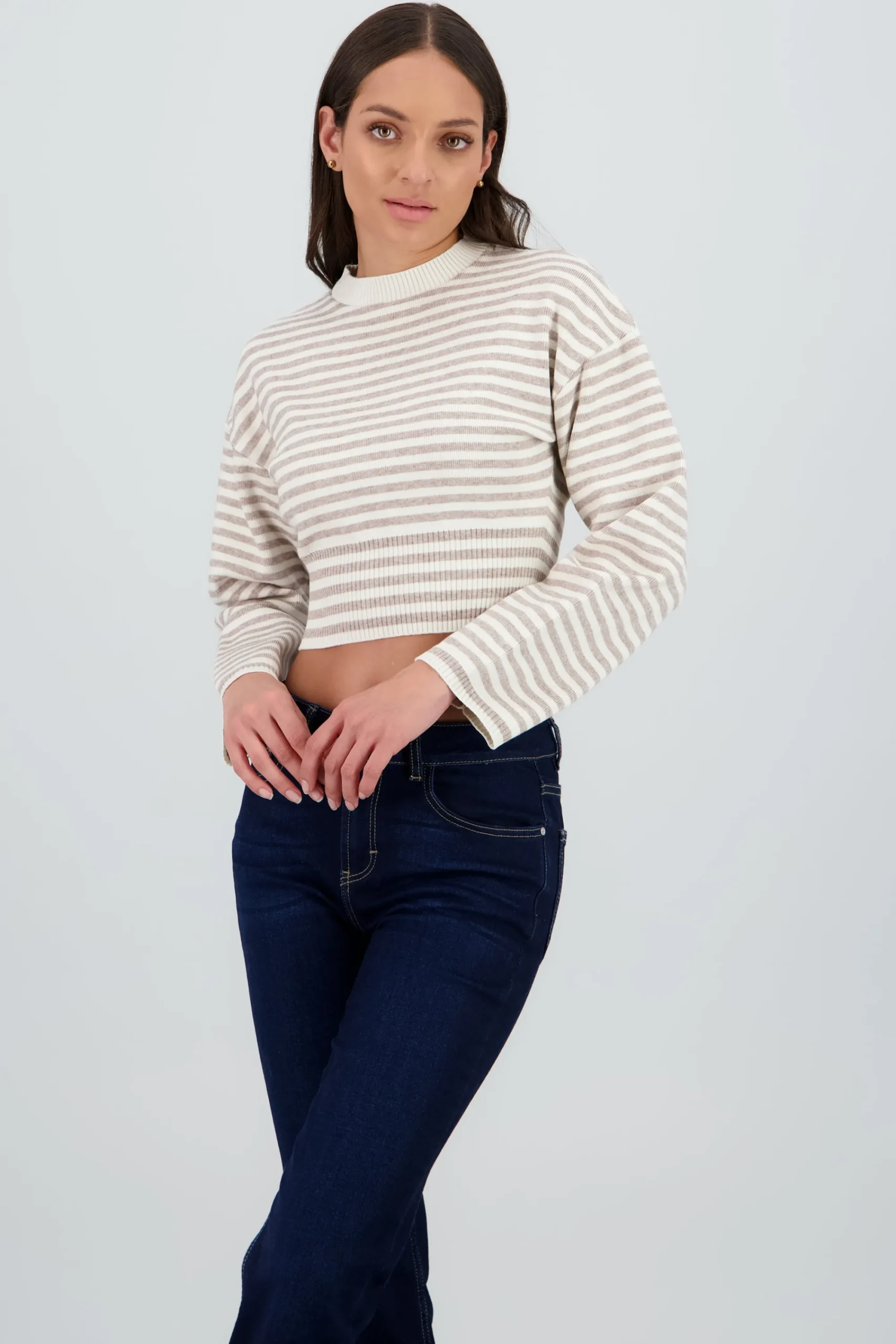 Shasa Lightweight Striped Sweater