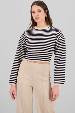 Shasa Lightweight Striped Sweater