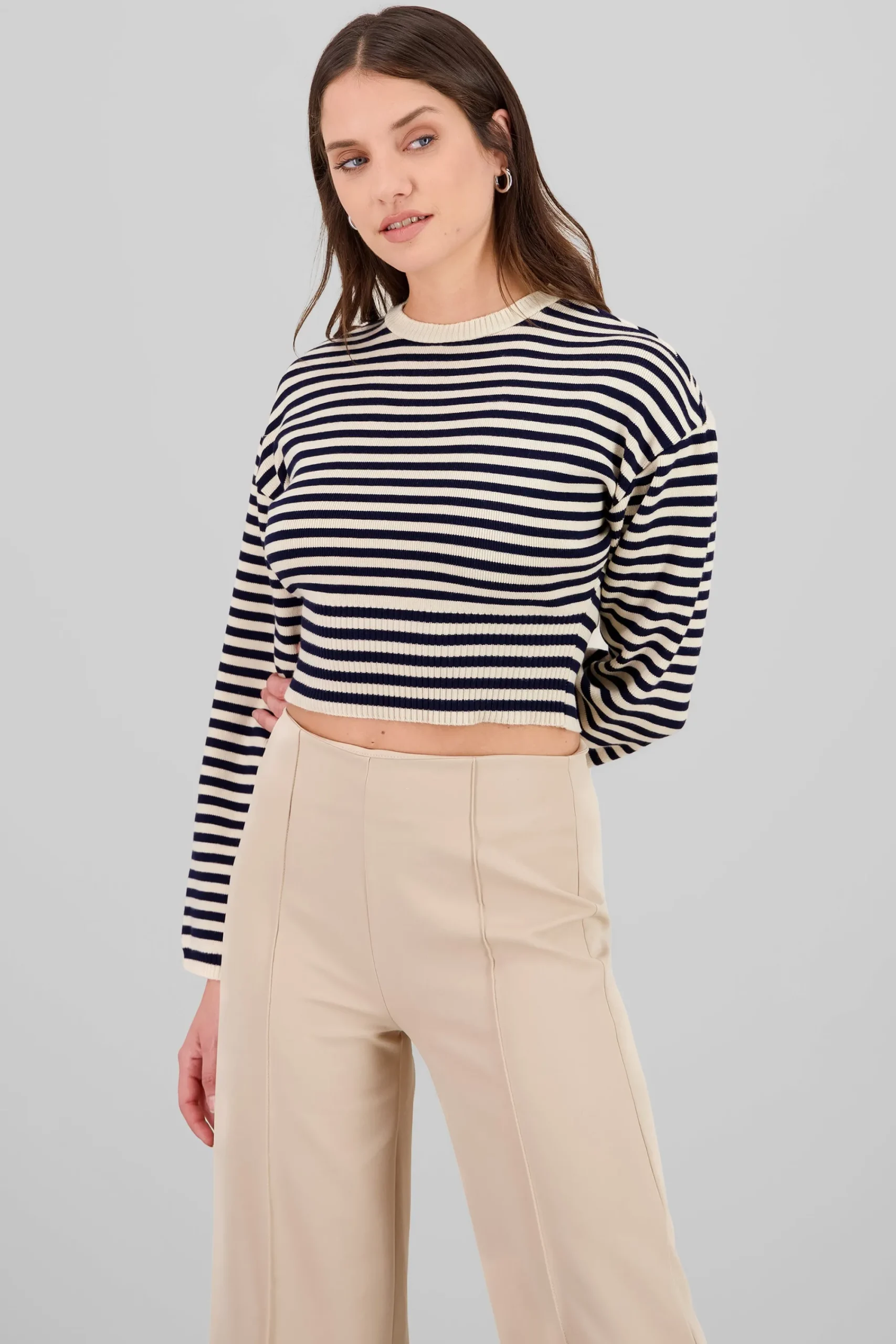 Shasa Lightweight Striped Sweater