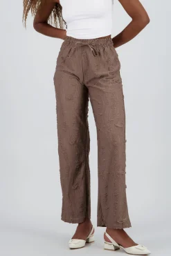 Shasa Lightweight Textured Drawstring Pants