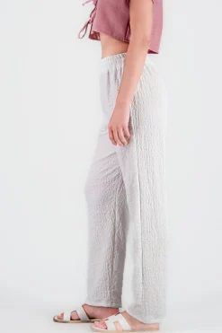 Shasa Lightweight Textured Straight Pants