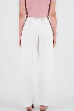 Shasa Lightweight Textured Straight Pants