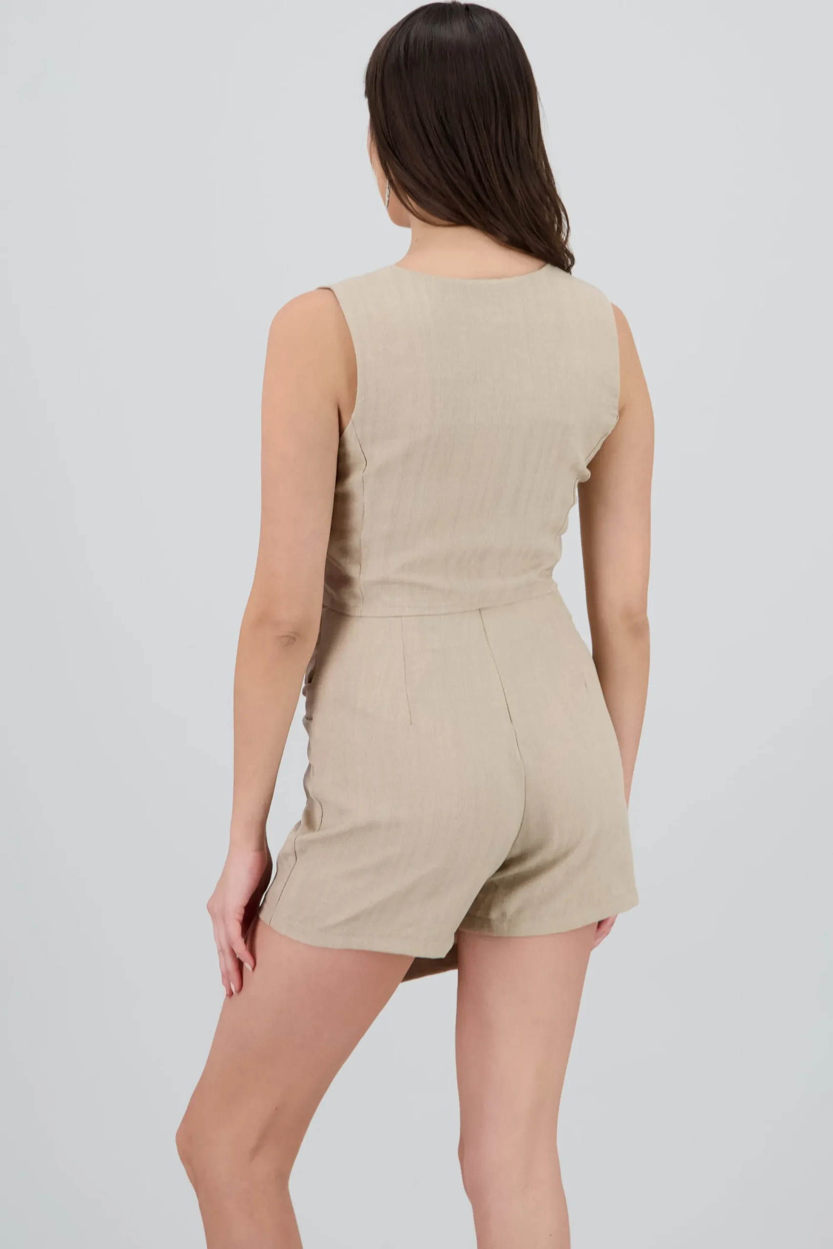Shasa Lightweight Vest with Button Detail
