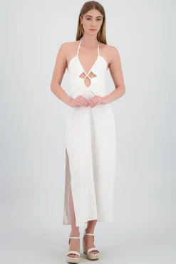 Shasa Linen Midi Dress