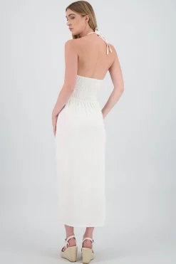 Shasa Linen Midi Dress