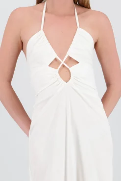 Shasa Linen Midi Dress