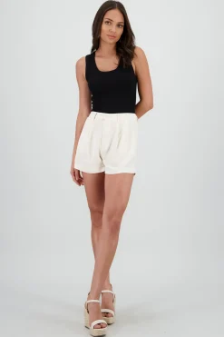 Shasa Linen Shorts with Drawstring