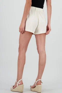 Shasa Linen Shorts with Drawstring