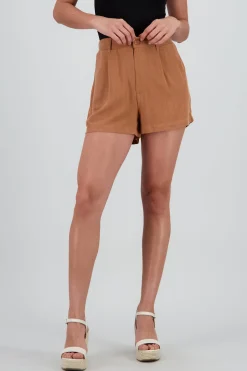 Shasa Linen Shorts with Drawstring