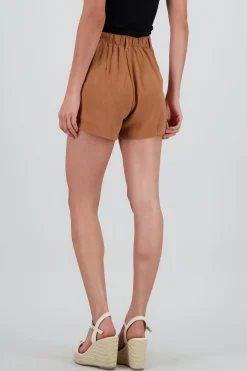 Shasa Linen Shorts with Drawstring