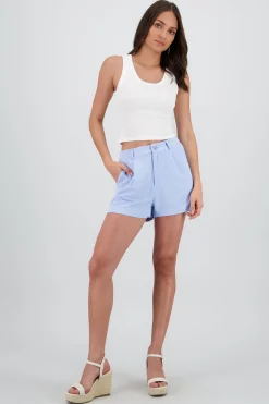 Shasa Linen Shorts with Drawstring