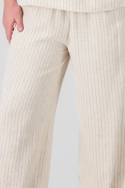 Shasa Linen Striped Pants