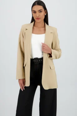 Shasa Long blazer with pockets