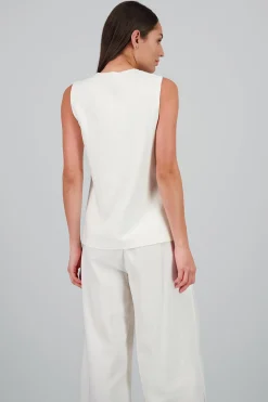 Shasa Long Linen Vest