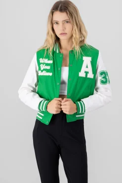 Shasa Long Sleeve Bomber Jacket