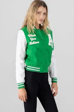 Shasa Long Sleeve Bomber Jacket