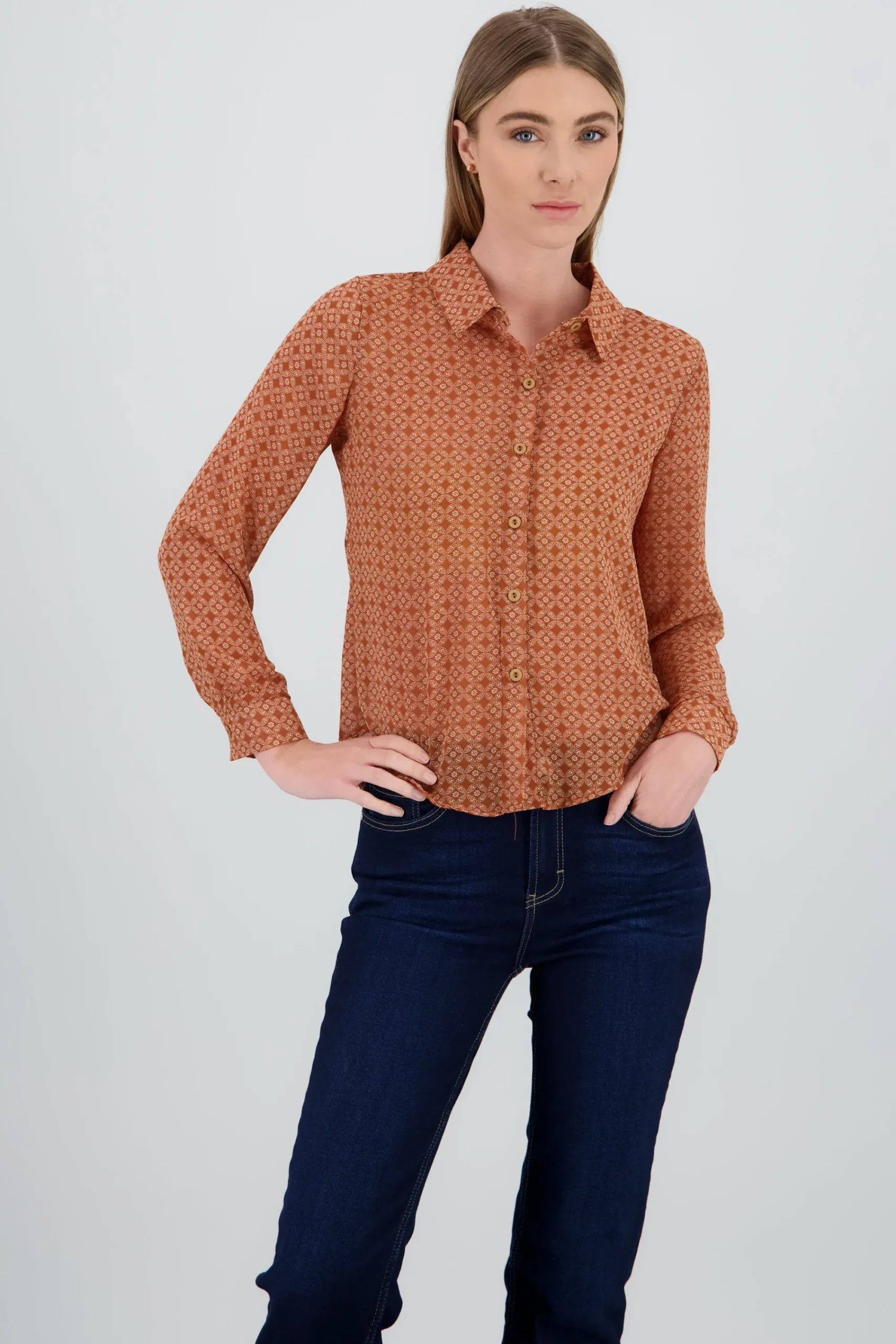 Shasa Long Sleeve Button Up Shirt