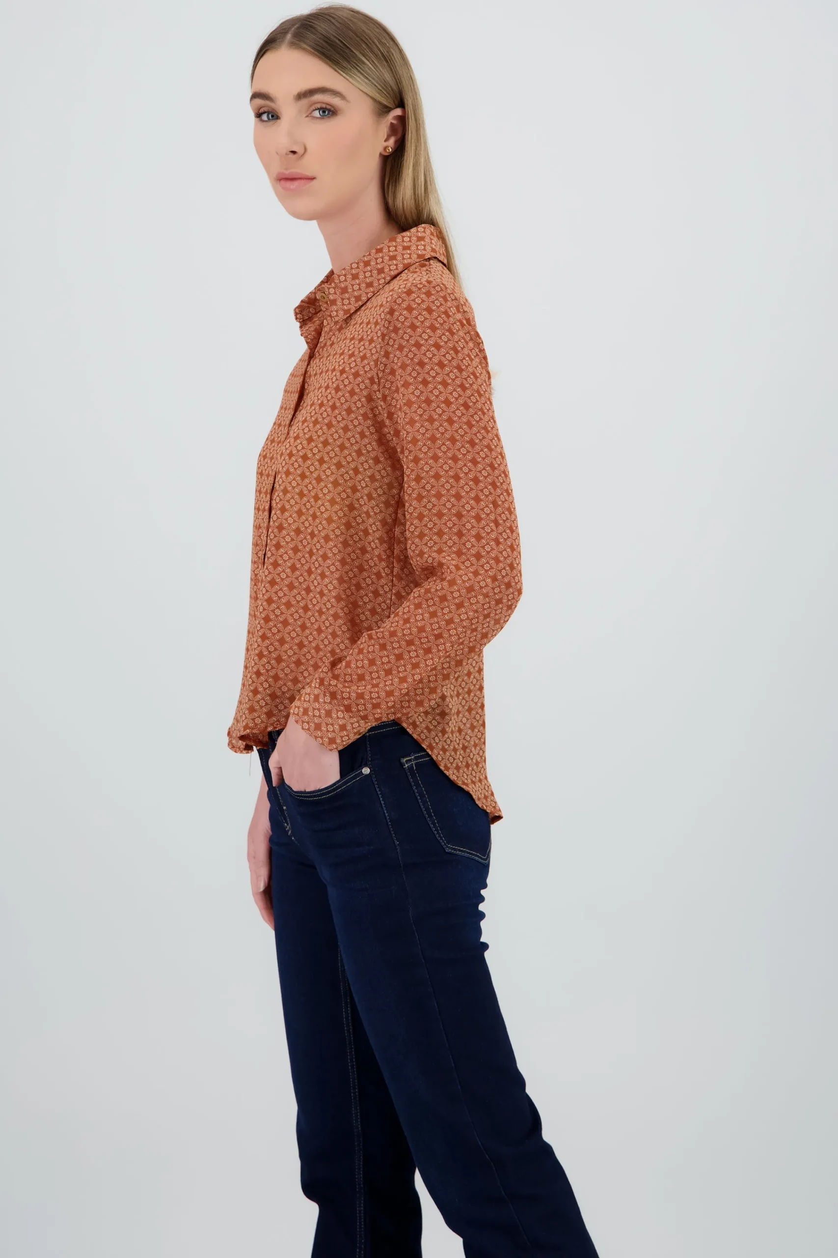 Shasa Long Sleeve Button Up Shirt