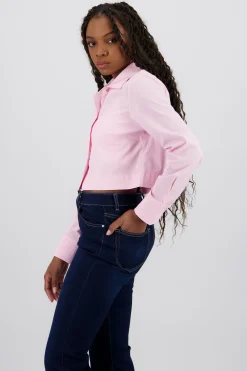Shasa Long Sleeve Cropped Shirt