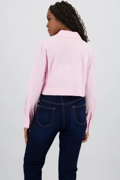 Shasa Long Sleeve Cropped Shirt