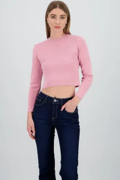 Shasa Long Sleeve Cropped Sweater