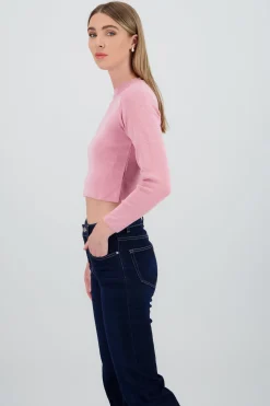 Shasa Long Sleeve Cropped Sweater