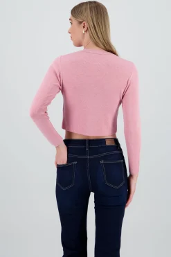 Shasa Long Sleeve Cropped Sweater