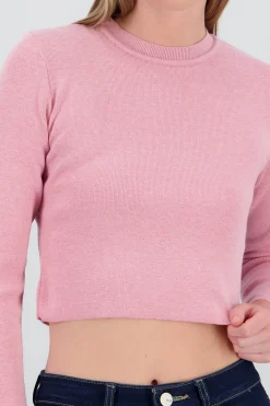 Shasa Long Sleeve Cropped Sweater