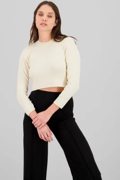 Shasa Long Sleeve Cropped Sweater