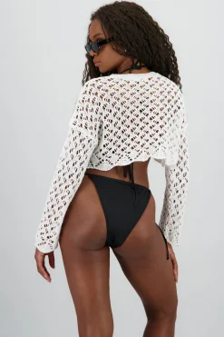 Shasa Long Sleeve Knit Blouse